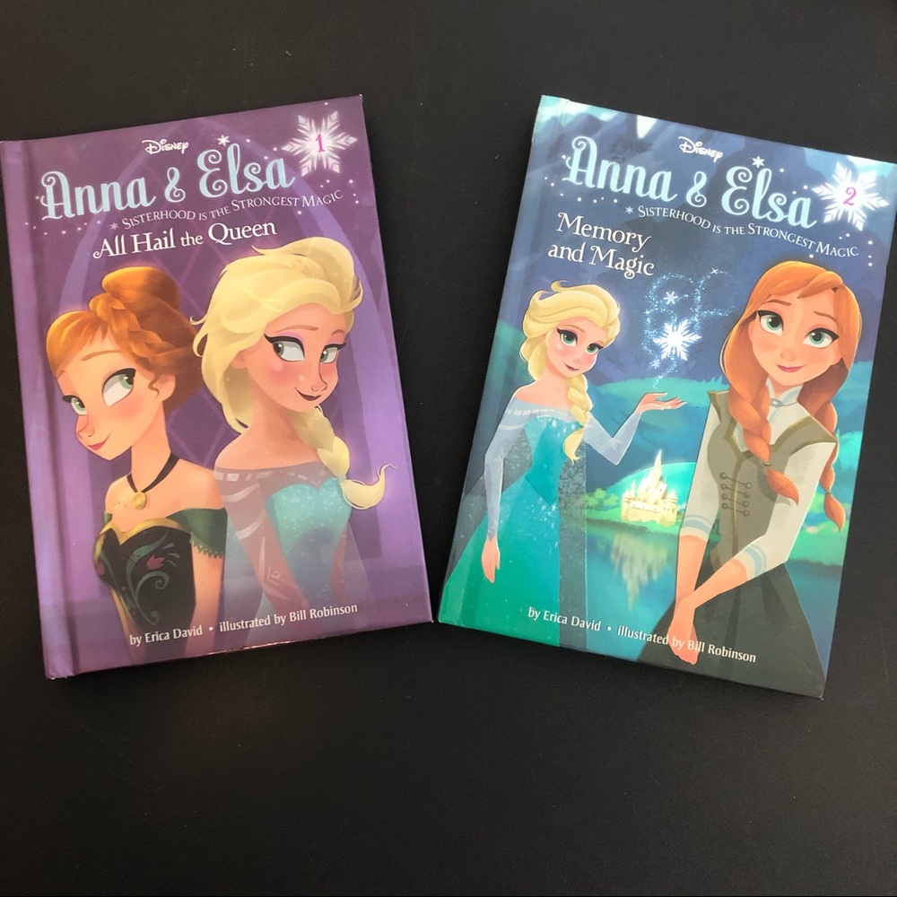Anna & Elsa Sisterhood is the Strongest Magic #1 & #2 by Erica David